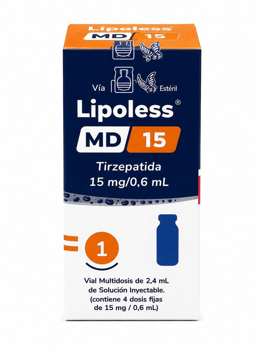 LIPOLESS 15MG/06ML C/1 AMPOLAS ETICOS