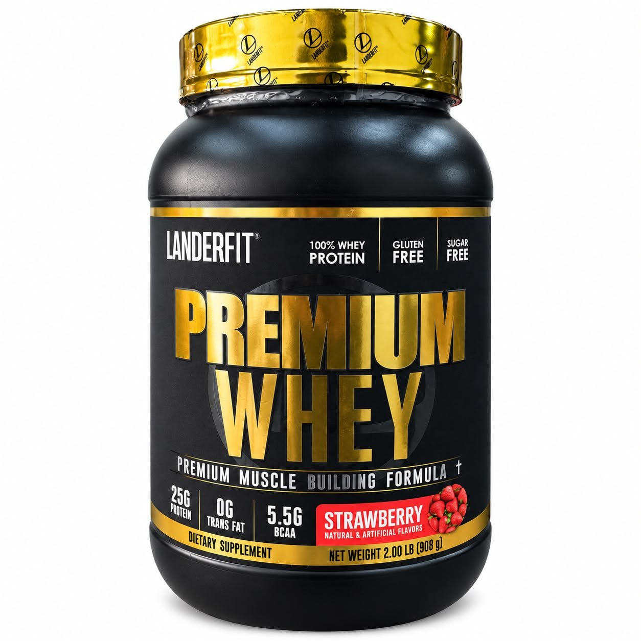 PREMIUM WHEY LANDER STRAWBERRY 936G