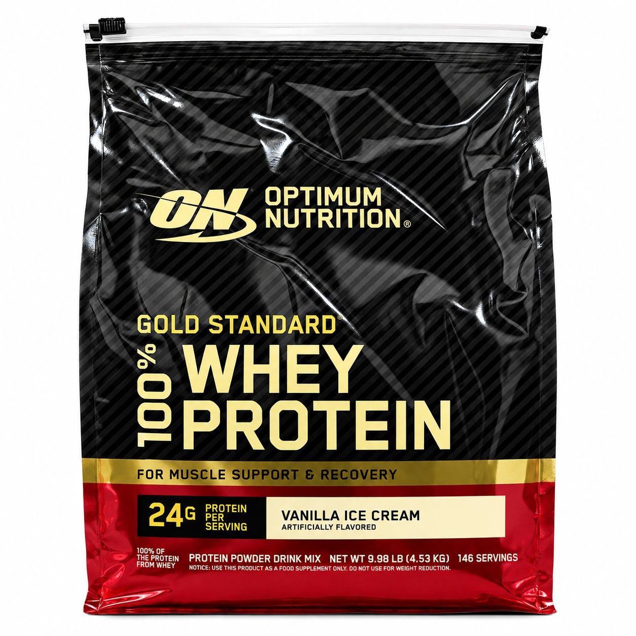 WHEY PROTEIN 100% VANILLA ICE CREAM OPTIMUM NUTRITION 5KG