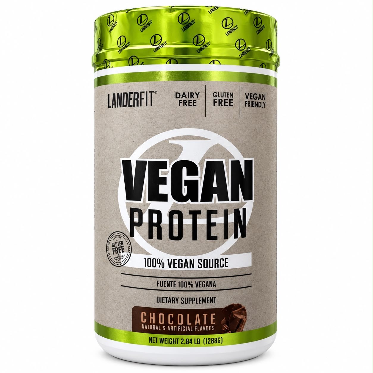 VEGAN WHEY LANDER CHOCOLATE 925G