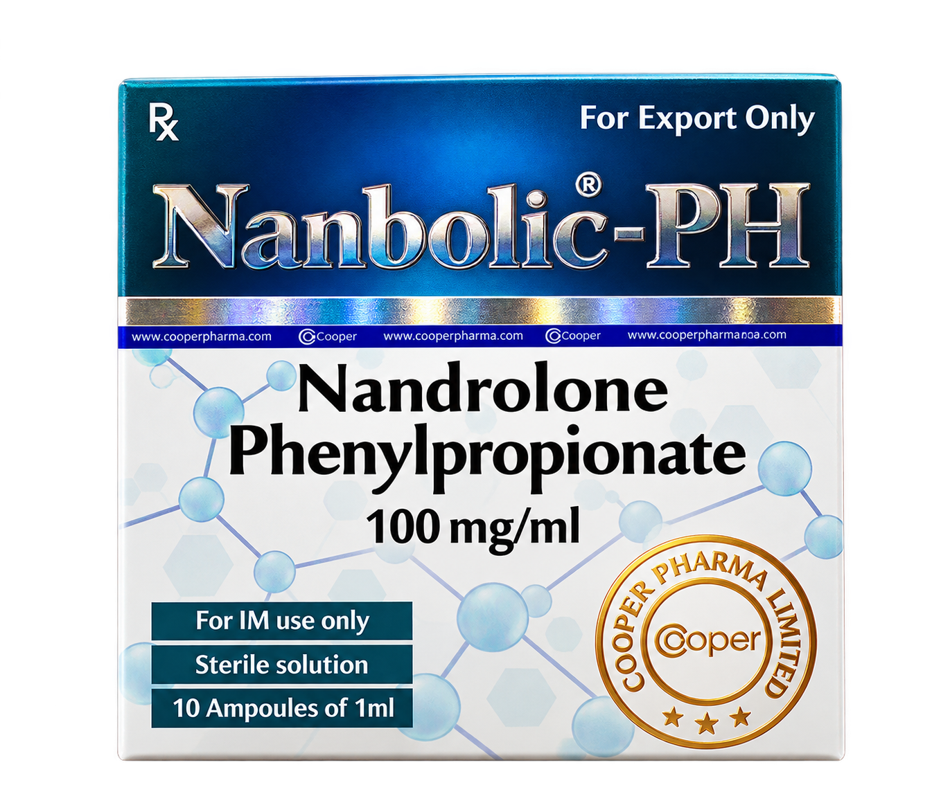 NANBOLIC-PH COOPER NANDROLONE PHENYLPROPIONATE 100MG/ML