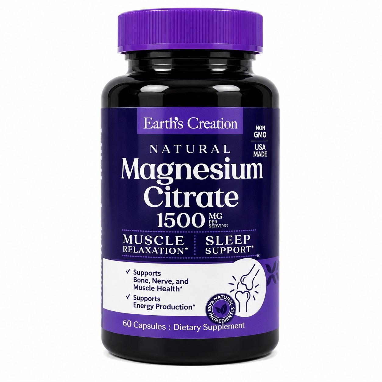 MAGNESIUM CITRATE E. CREATION 150MG/60CAP