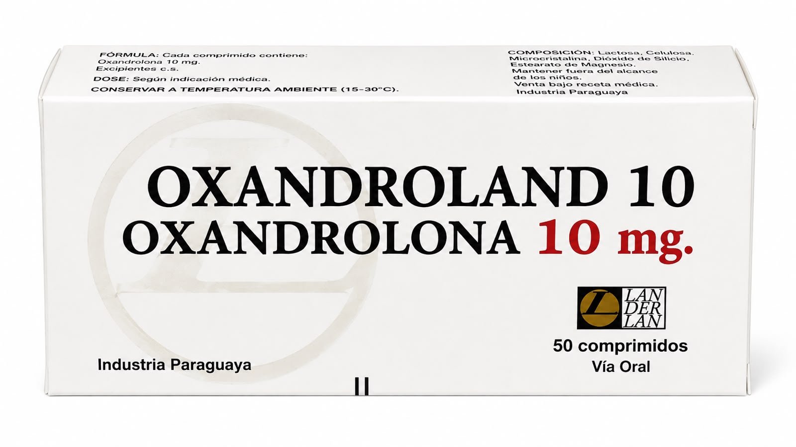 OXANDROLONA LANDER 10MG/50COMP
