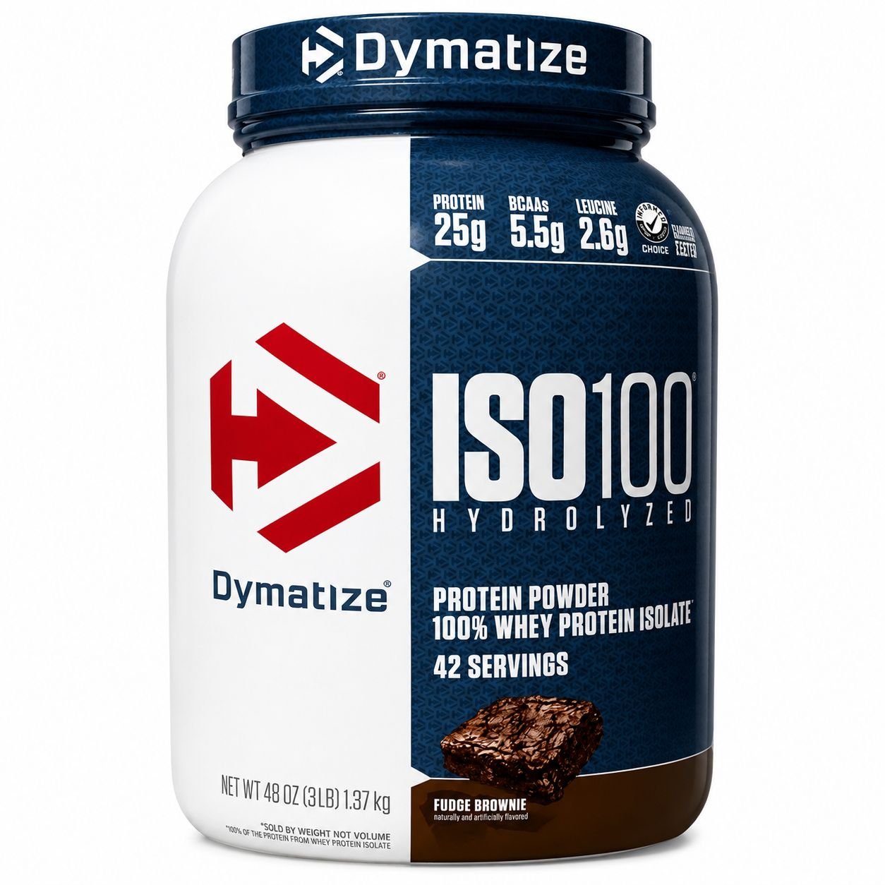 WHEY PROTEIN ISOLADO HYDROLIZADO GOURMET BROWNIE DYMATIZE 1,37KG