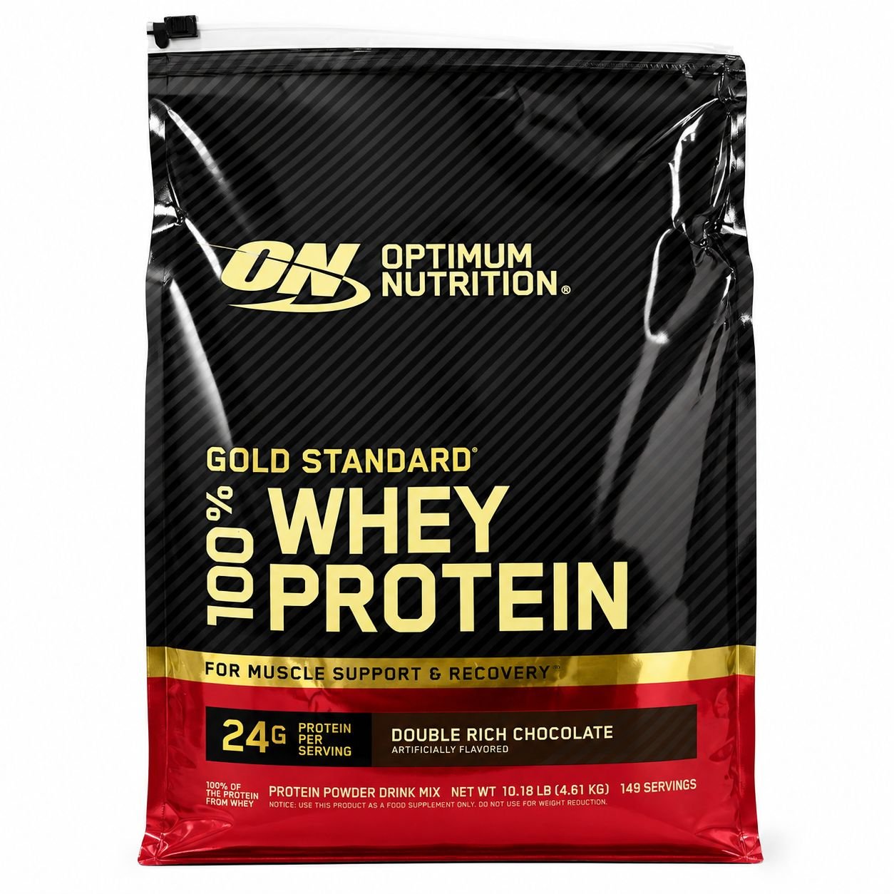 WHEY PROTEIN 100% DOUBLE RICH CHOCOLATE OPTIMUM NUTRITION 5KG