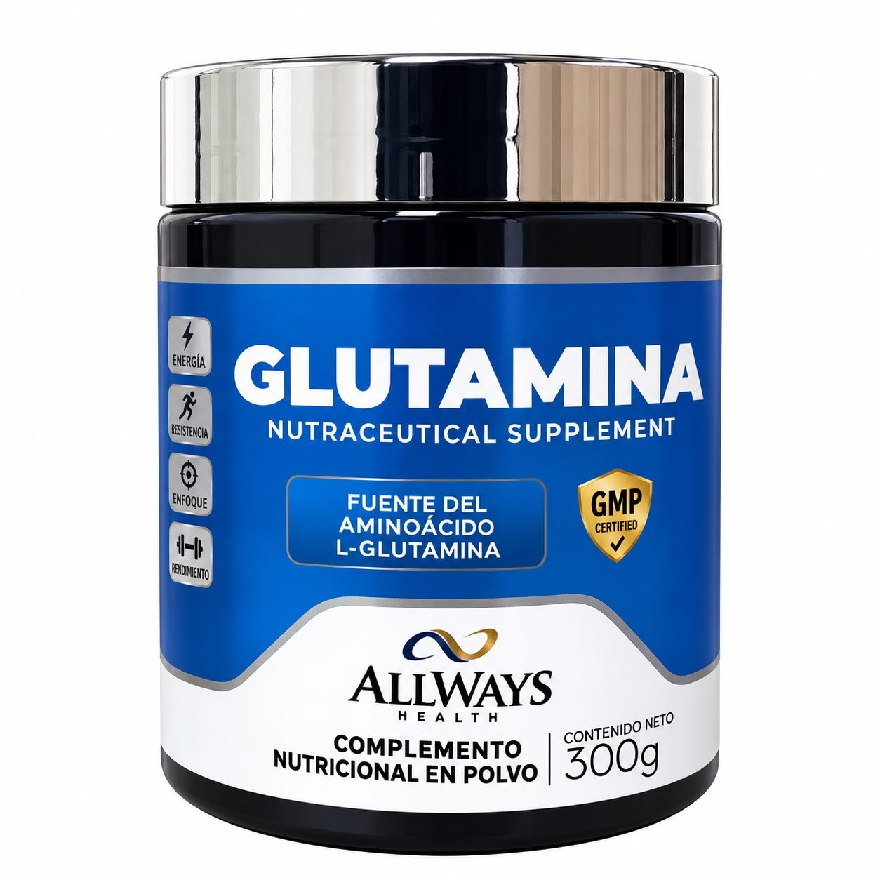 VITAMINA GLUTAMINA 300G ALLWAYS HEALTH