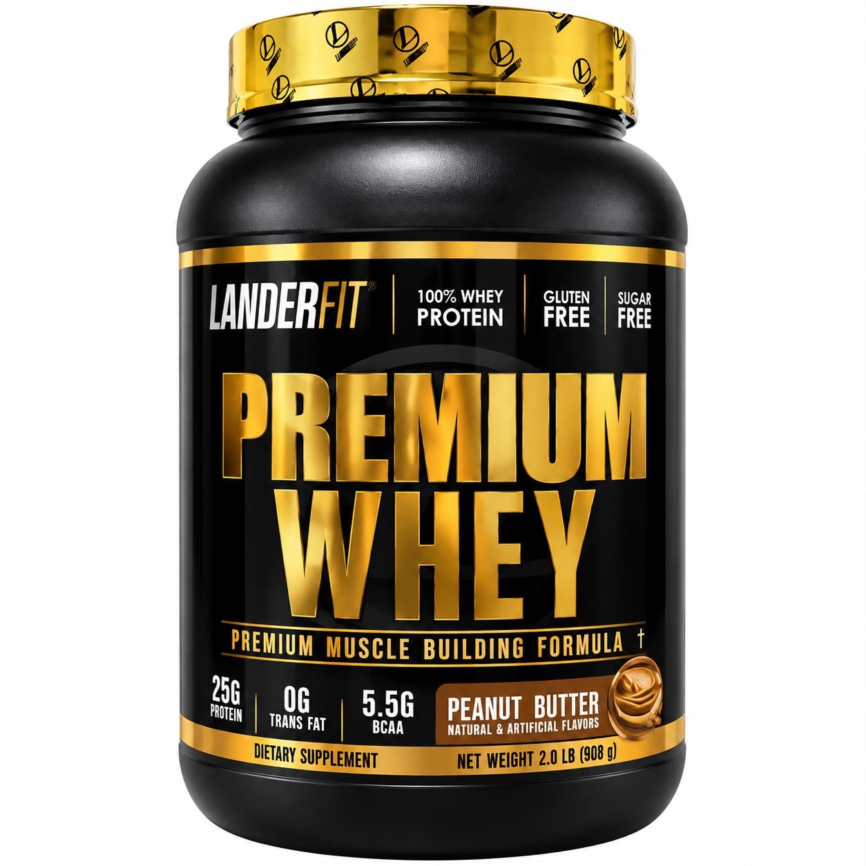 PREMIUM WHEY LANDER PEANUT BUTTER 936G