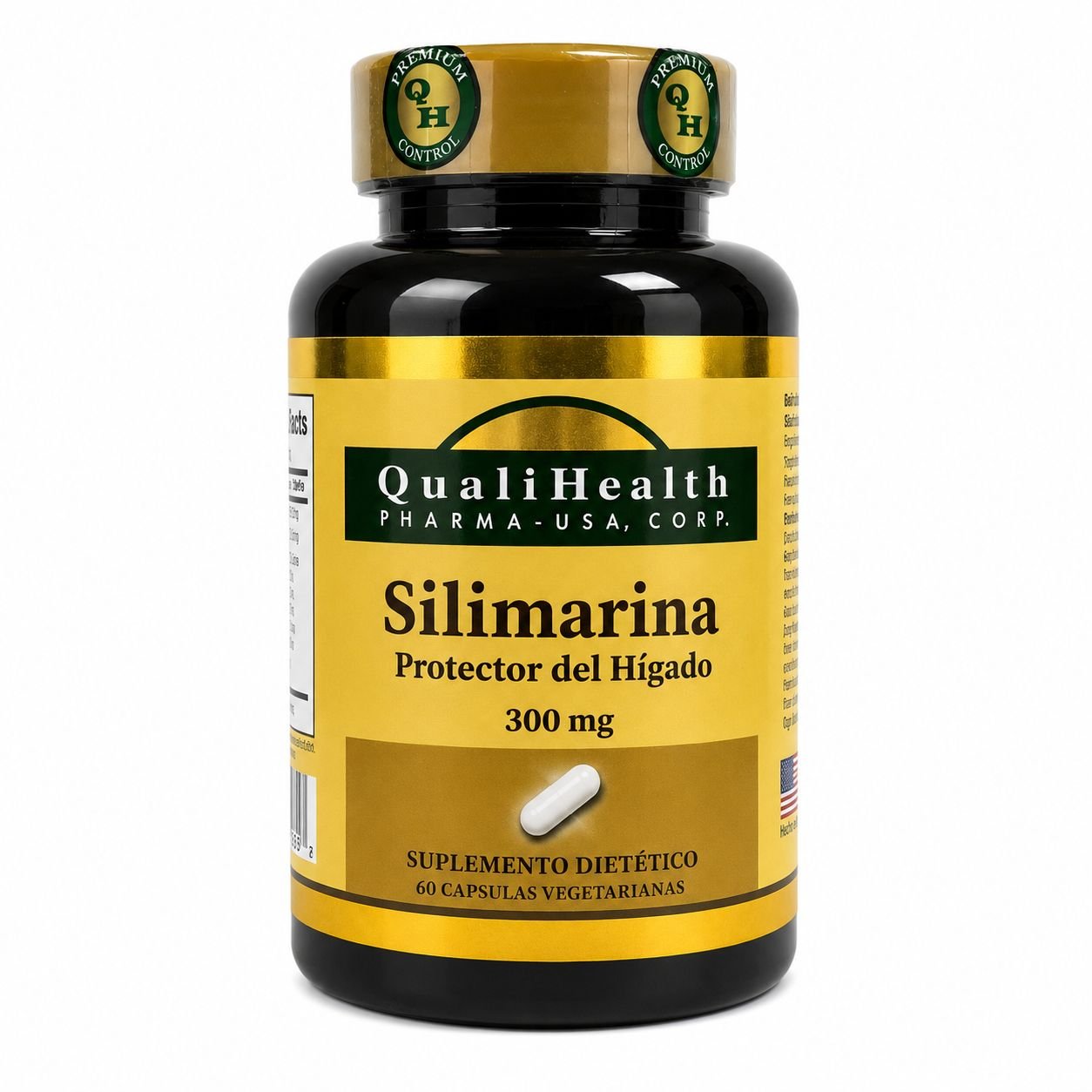 VITAMINA SILIMARINA 300MG QUALIHEALTH C/60 CAP