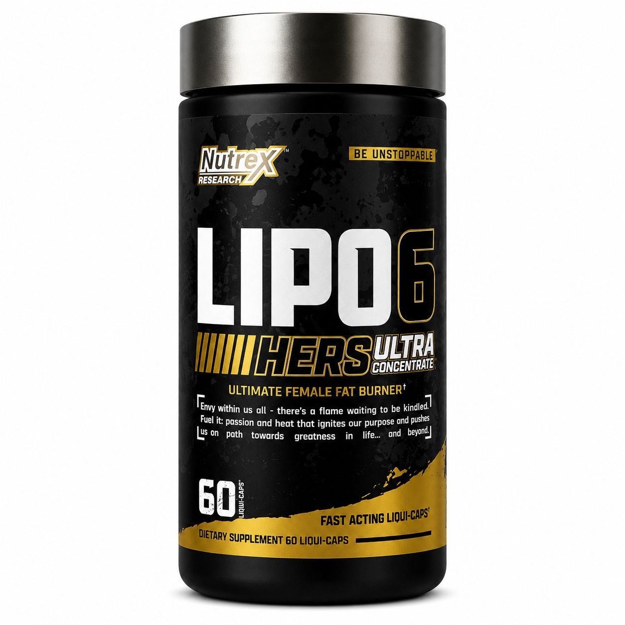 TERMOGÊNICO LIPO 6 BLACK HERS NUTREX C/60 CAPS