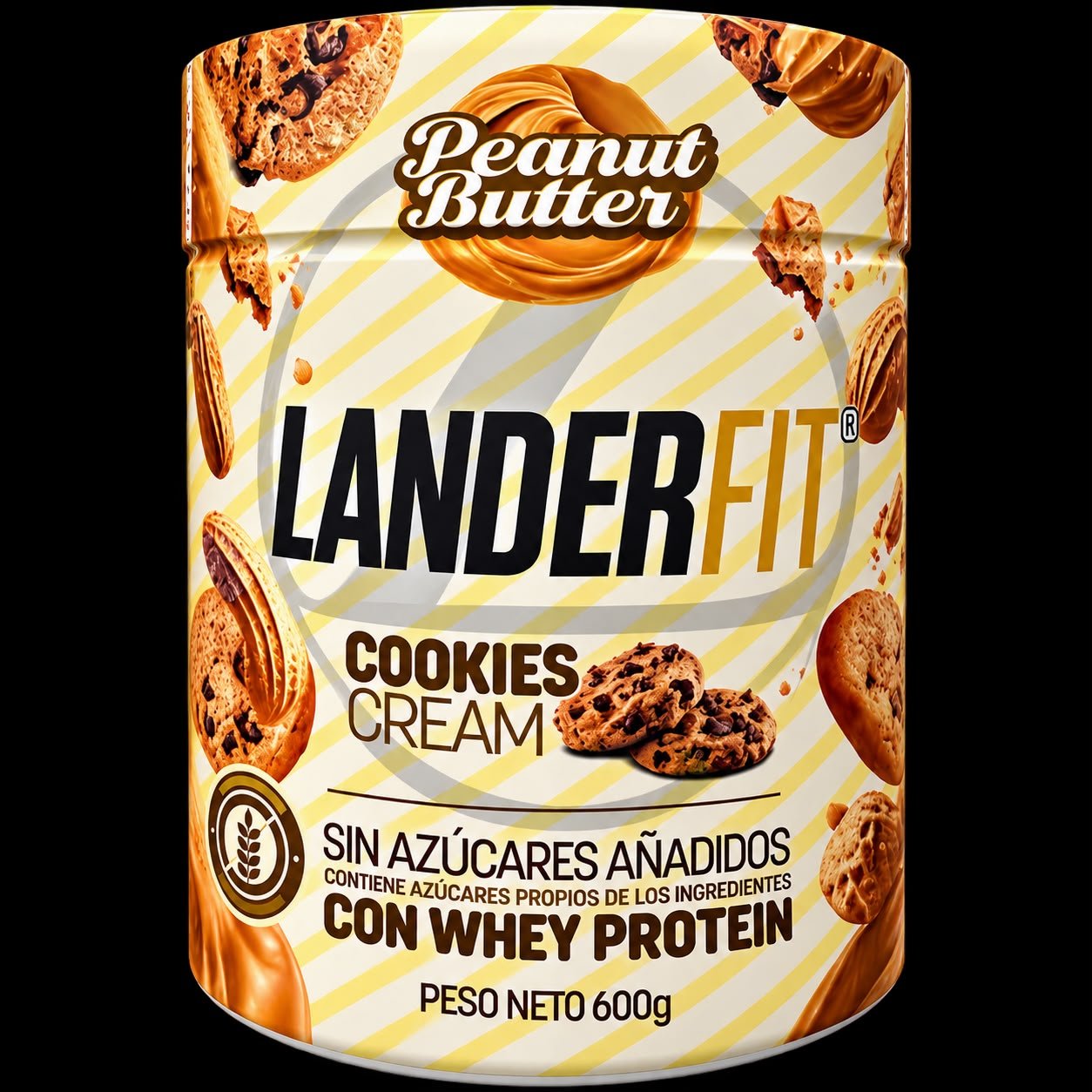 PASTA DE AMENDOIM LANDER COOKIES AND CREAM 600G