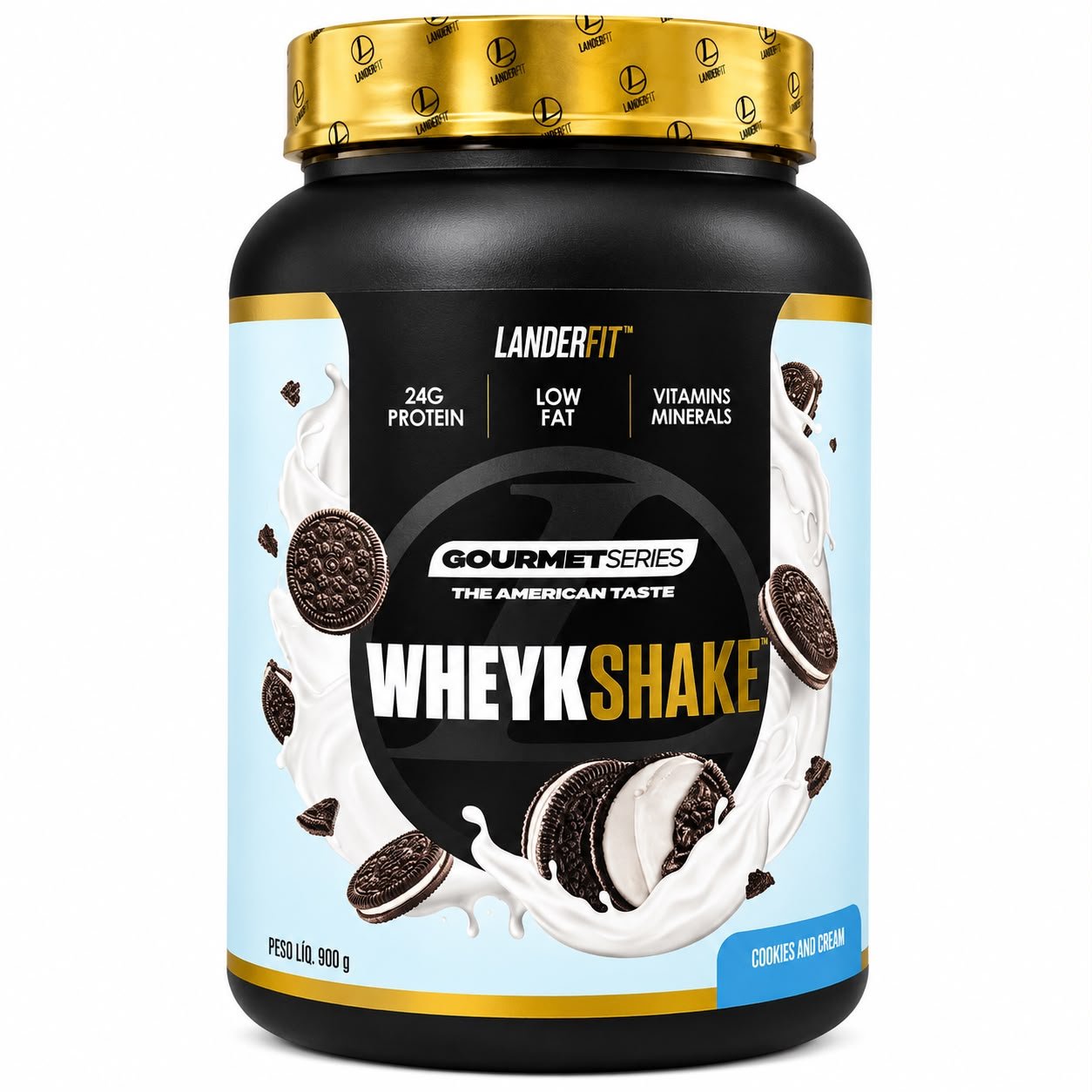 WHEYSHAKE COOKIES AND CREAM LANDER 900G