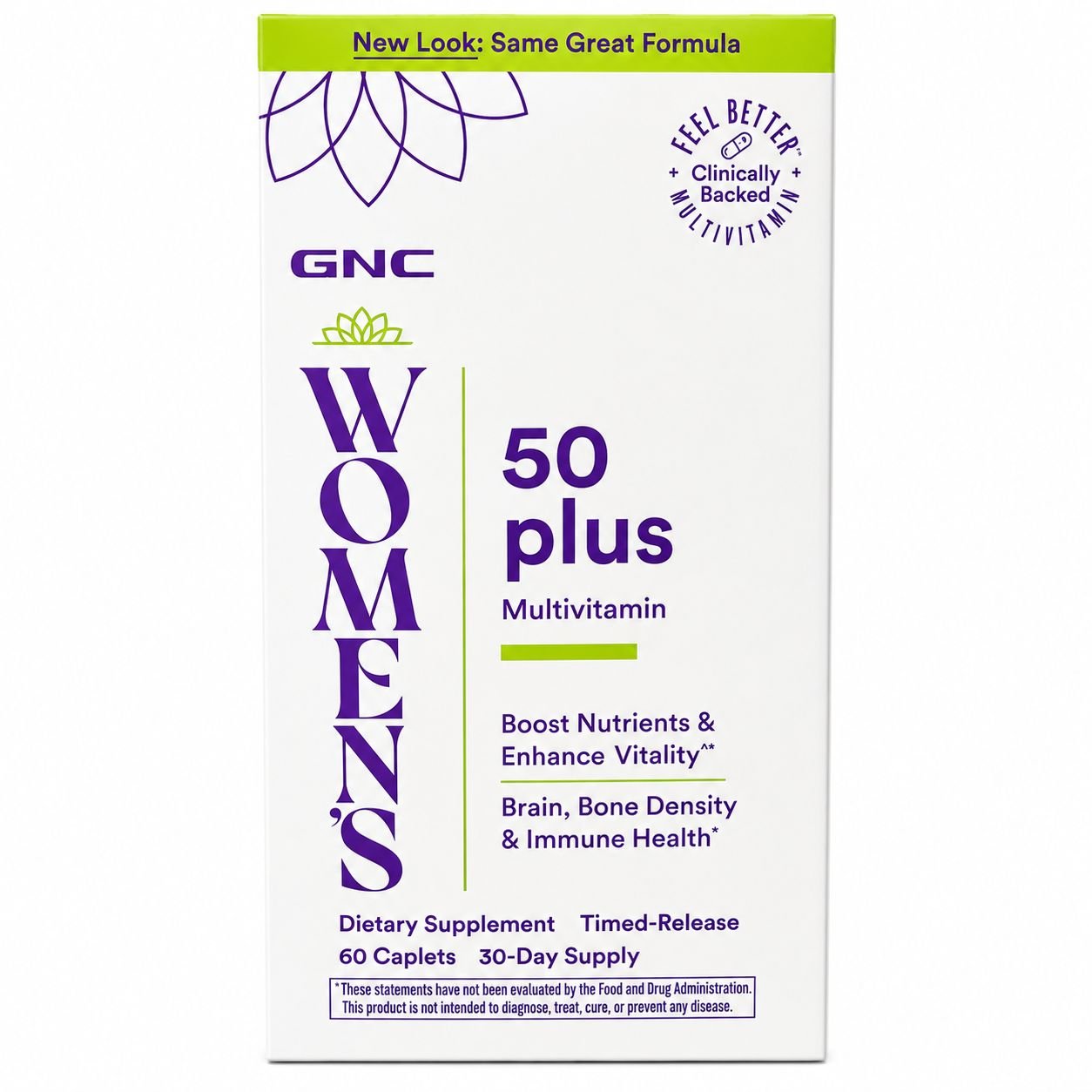 MULTIVITAMINICO WOMENS 50 PLUS GNC C/60 CAP