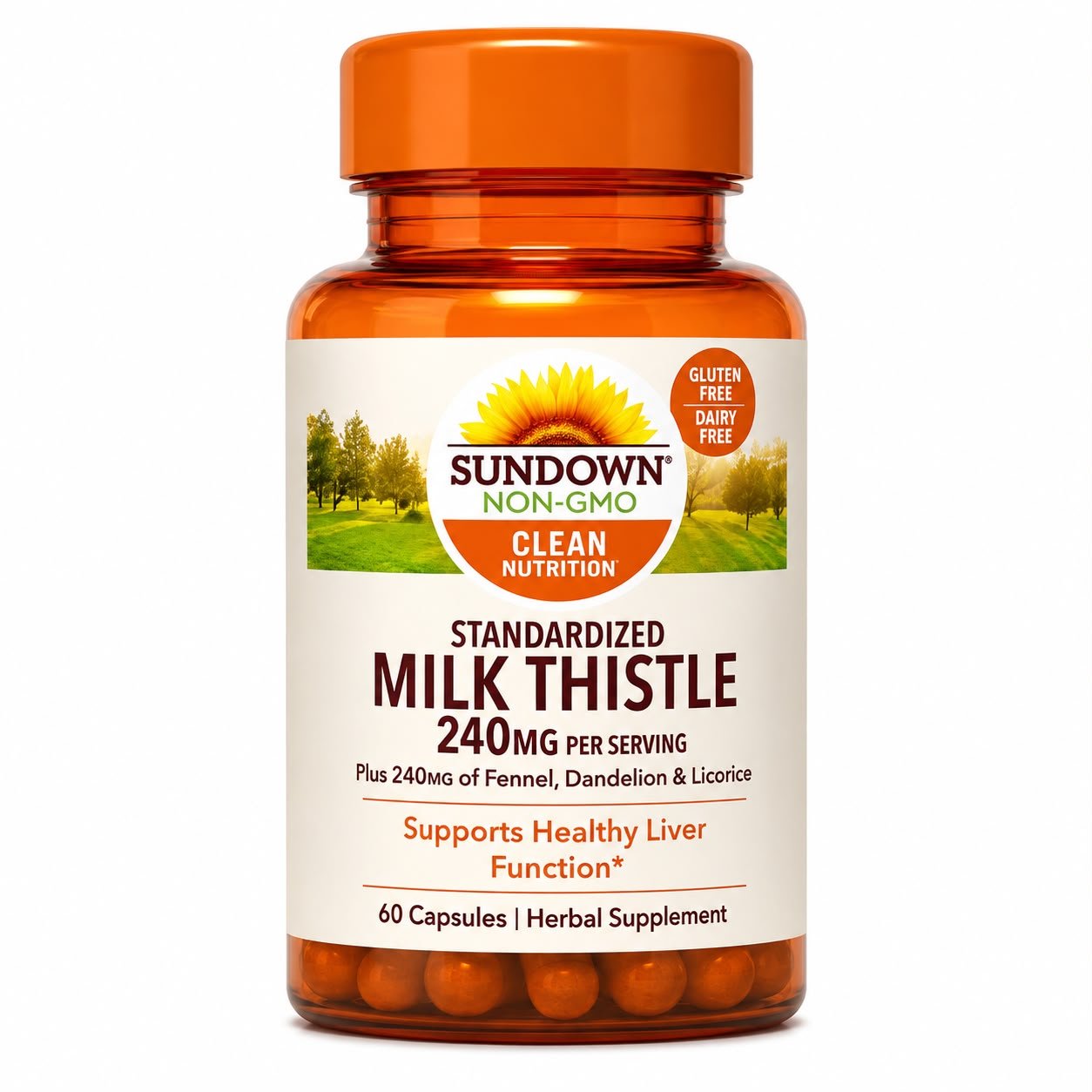 MILK THISTLE 240MG SUNDOWN C/60 CAP