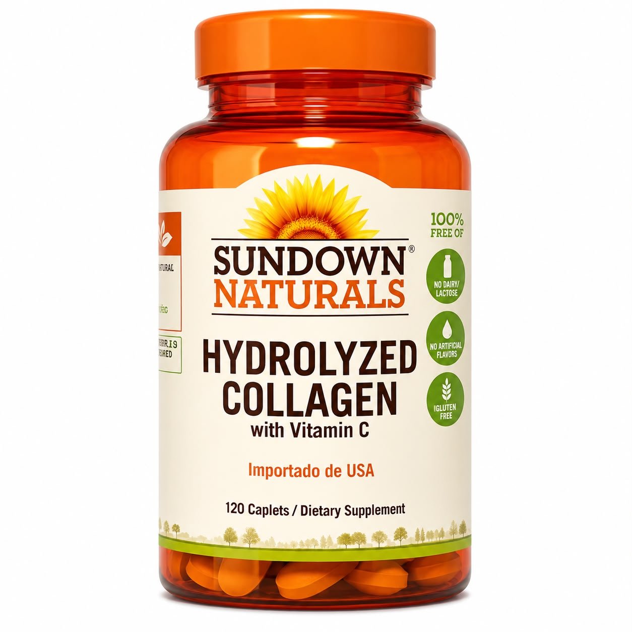 COLAGENO HIDROLIZADO C/ VIT C SUNDOWN 120 CP