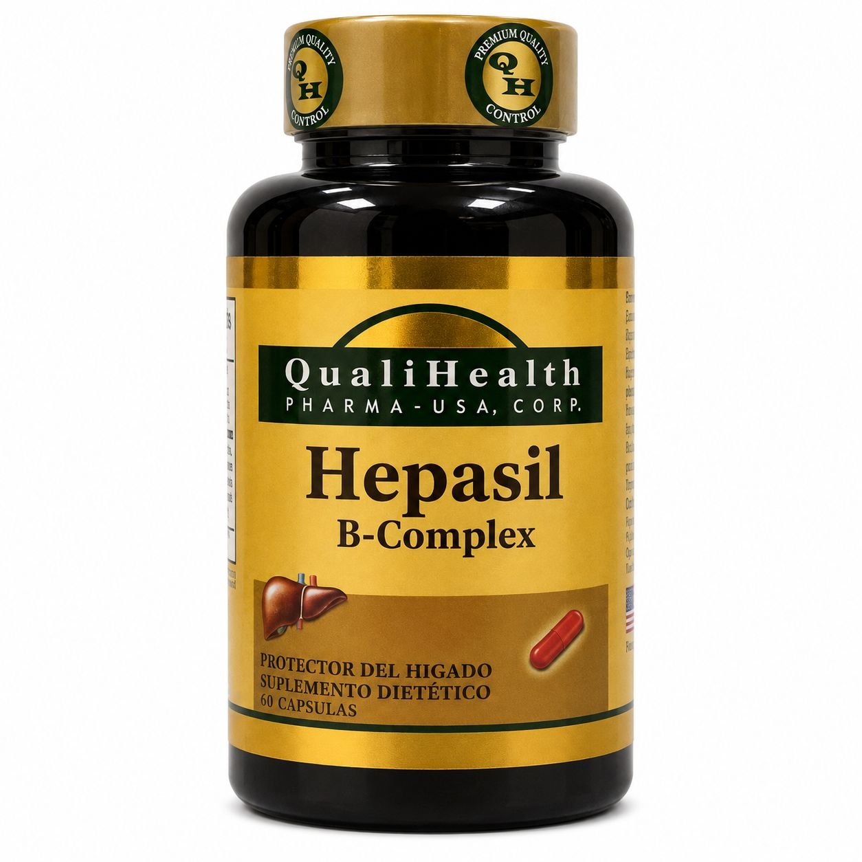 VITAMINA HEPASIL B-COMPLEX QUALIHEALTH C/60 CAP